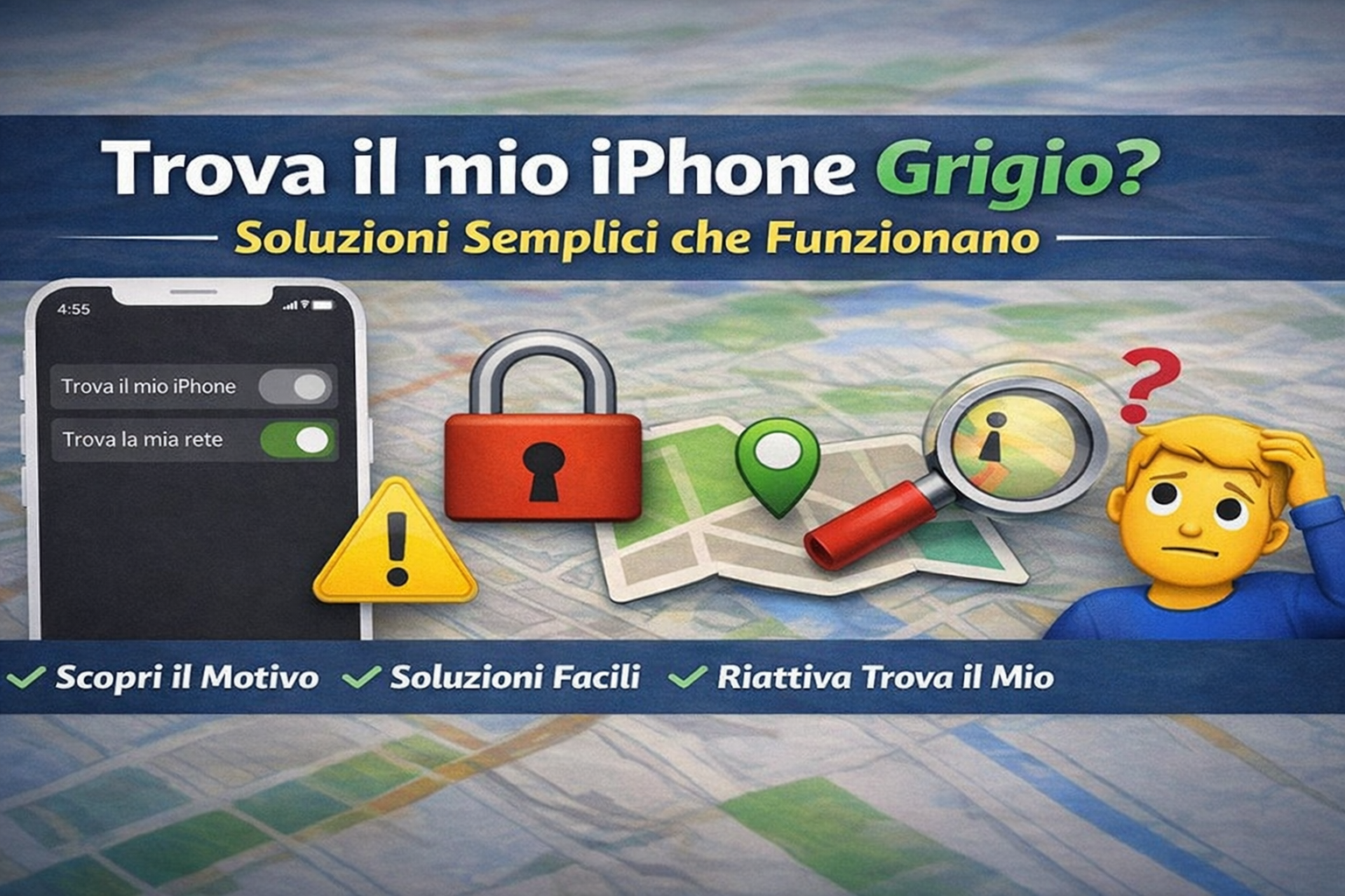 Trova il mio iPhone in grigio nelle impostazioni iPhone