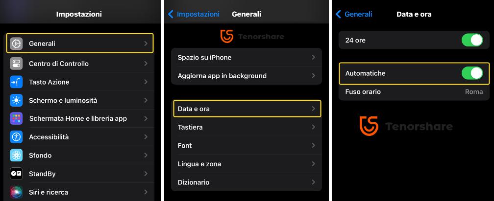 aggiorna impostazioni id apple non funziona