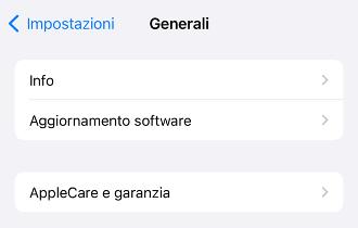 aggiorna impostazioni id apple non funziona