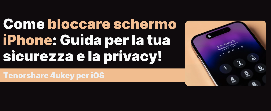 bloccare lo schermo di iPhone