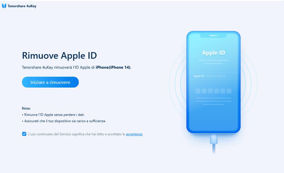 aggiorna impostazioni id apple non funziona - 4uKey iOS