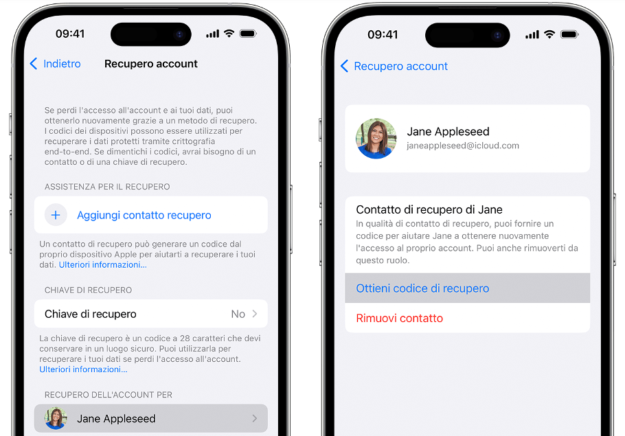 sbloccare l'ID Apple senza numero di telefono