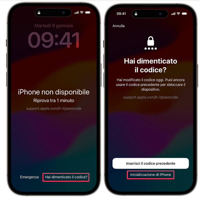 sbloccare iphone codice dimenticato senza pc