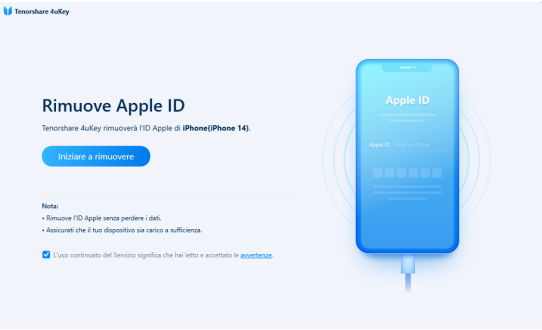 eliminare l’ID Apple senza perdere i dati