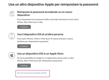 non puoi usare nessuna queste opzioni
