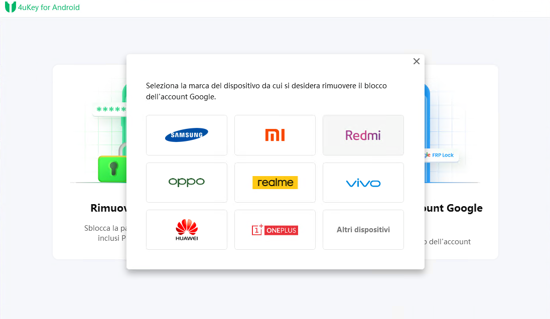 ho dimenticato la password del telefono Samsung