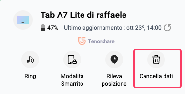 togliere PIN blocco schermo Samsung
