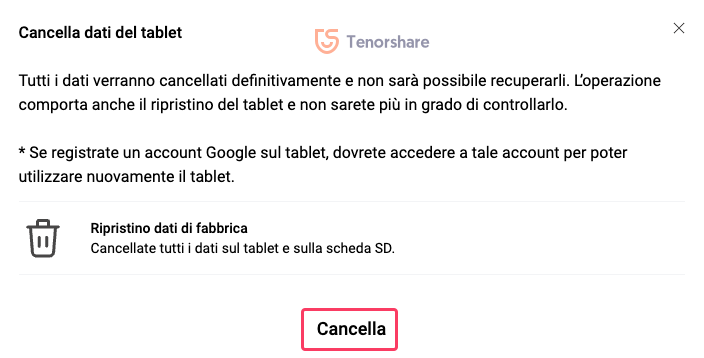 togliere PIN blocco schermo Samsung