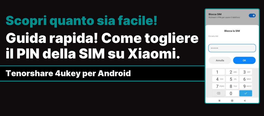 come togliere il pin della sim xiaomi