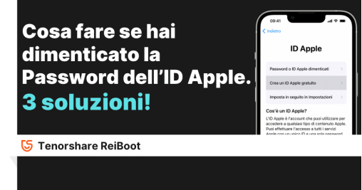 cosa fare se hai dimenticato la password dell'ID APPLE