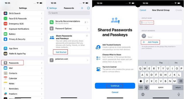 inizia a codivedere le password