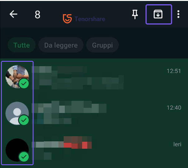 Come si archivia una chat di WhatsApp