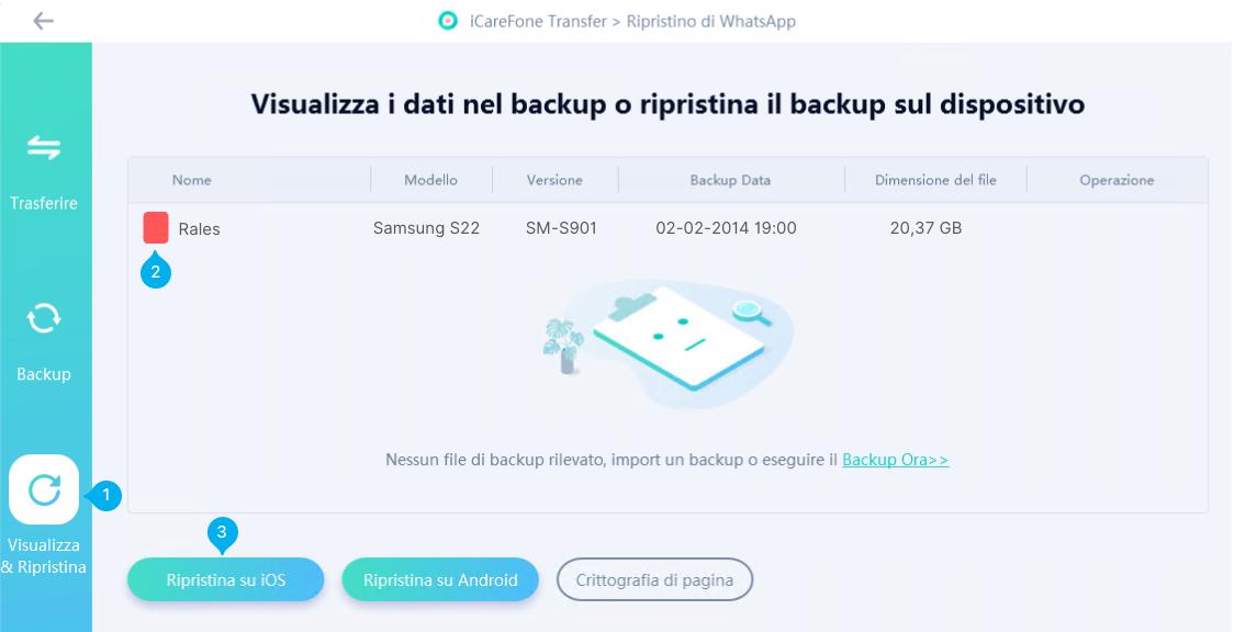 ripristinare il backup WhatsApp da Google Drive