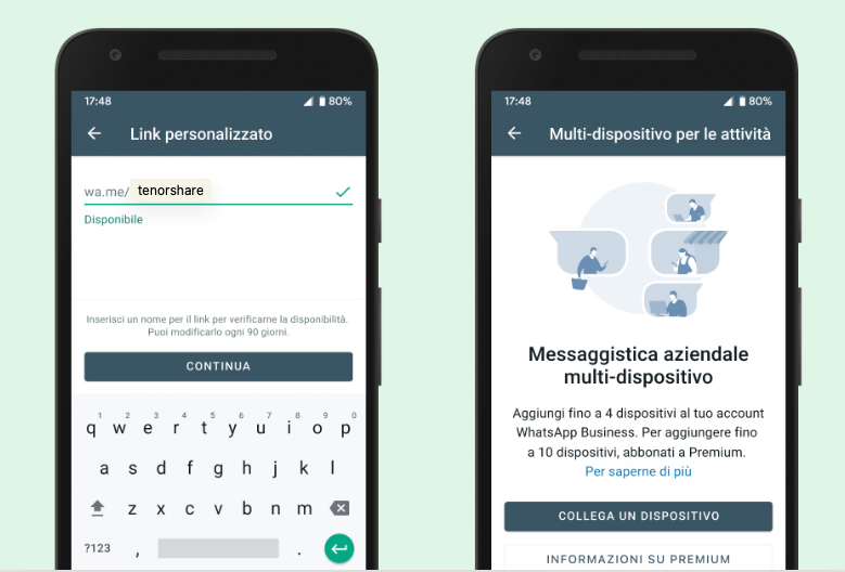 將 WhatsApp Messenger 轉移到 WhatsApp Business 應用程式