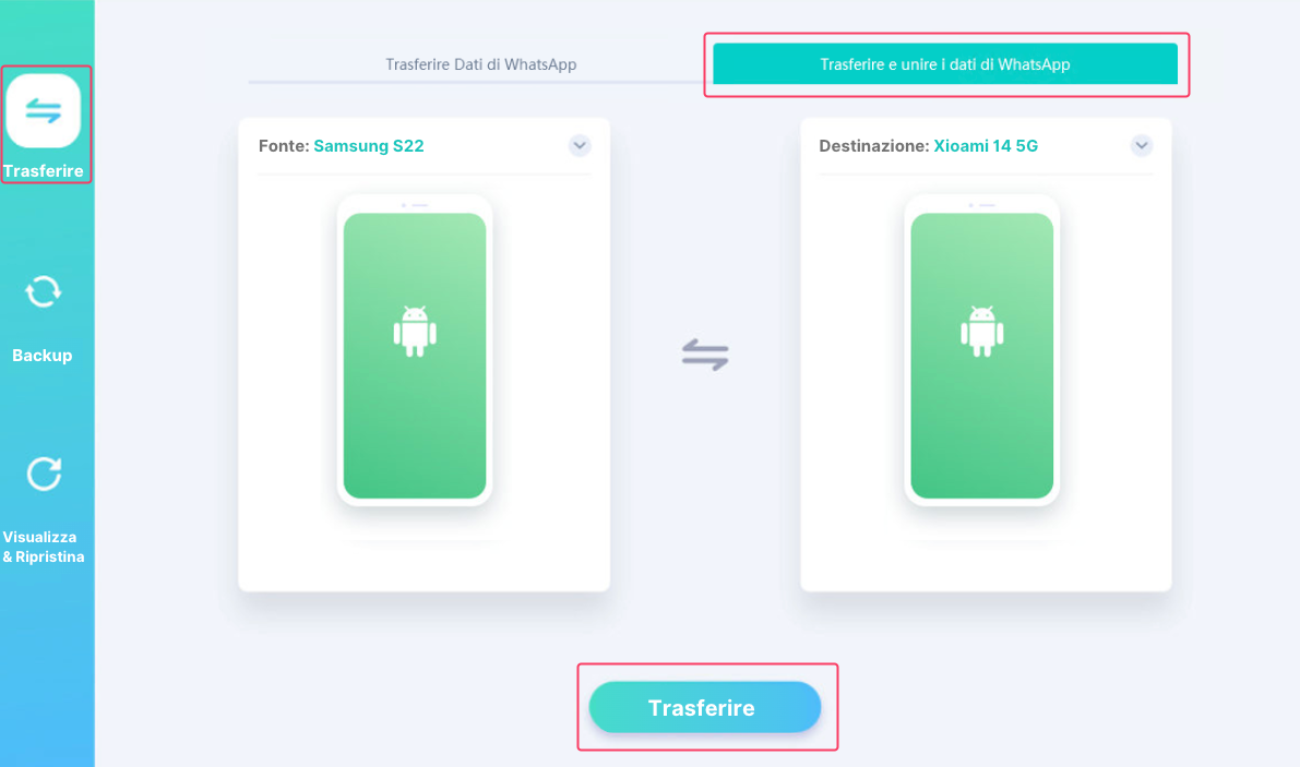 come trasferire dati da Samsung a Xiaomi