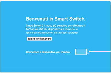 backup Samsung sul PC - Smart Switch