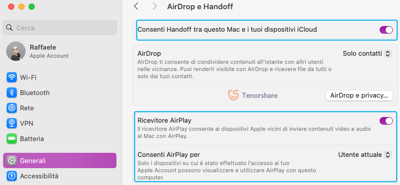 duplicare lo schermo dell’iPhone su un iPad