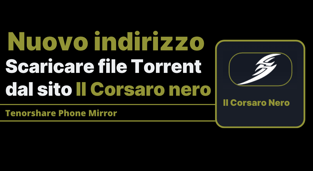 nuovo indirizzo de Il Corsaro Nero