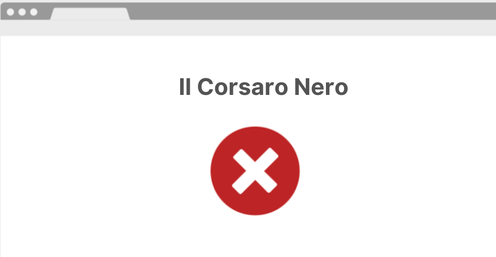 nuovo indirizzo de Il Corsaro Nero