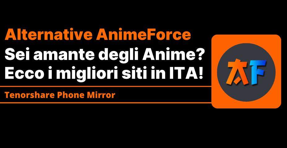 nuovo indirizzo di AnimeForce