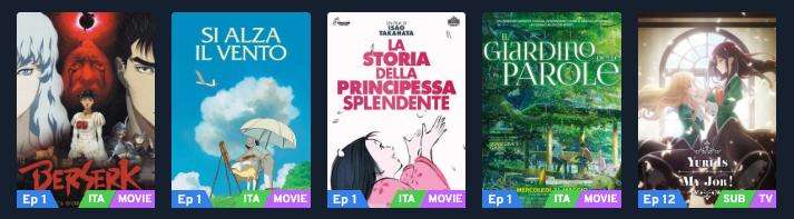 vedere Anime in italiano