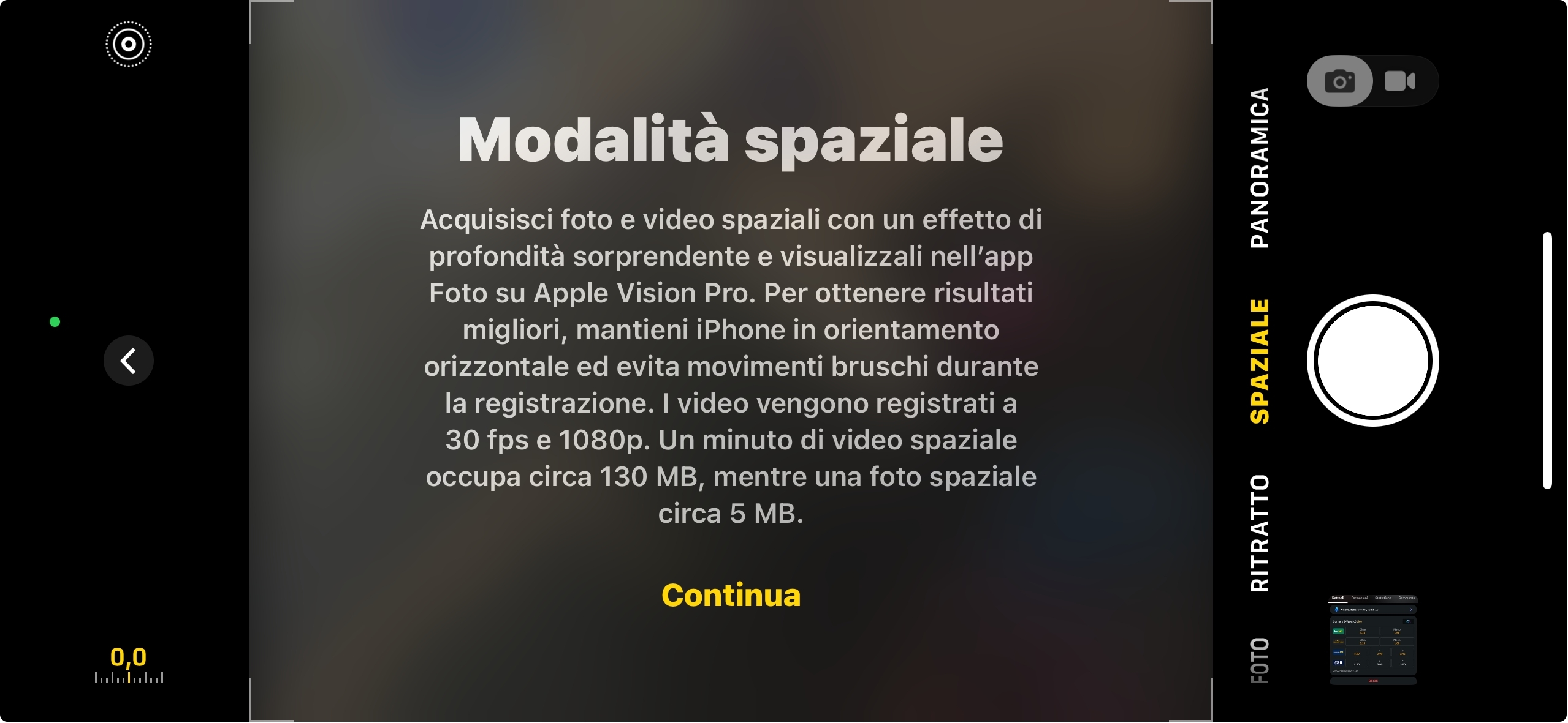  Foto e video Spaziali