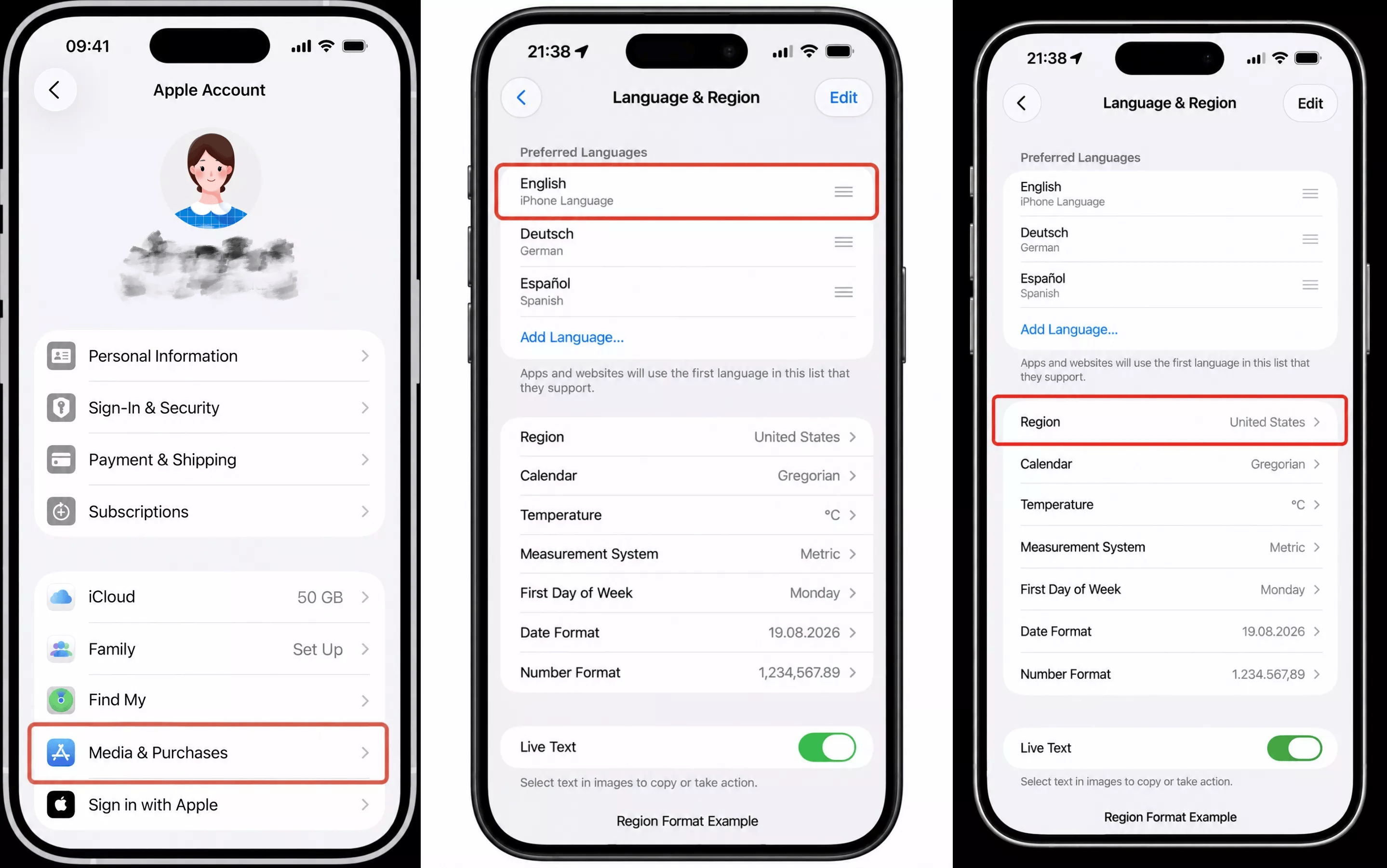 modificare la lingua di siri