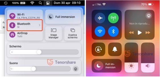 attivare il Bluetooth su Mac