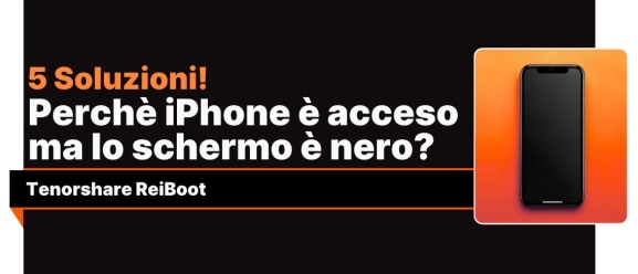 iPhone acceso ma lo schermo è nero