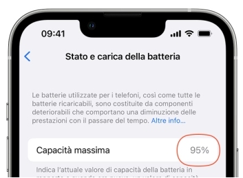 Verifica batteria e accessori