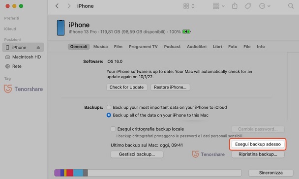 Recupero SMS da iPhone con Display Rotto 2