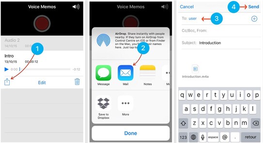 trasferire memo vocali da iphone a mac 2