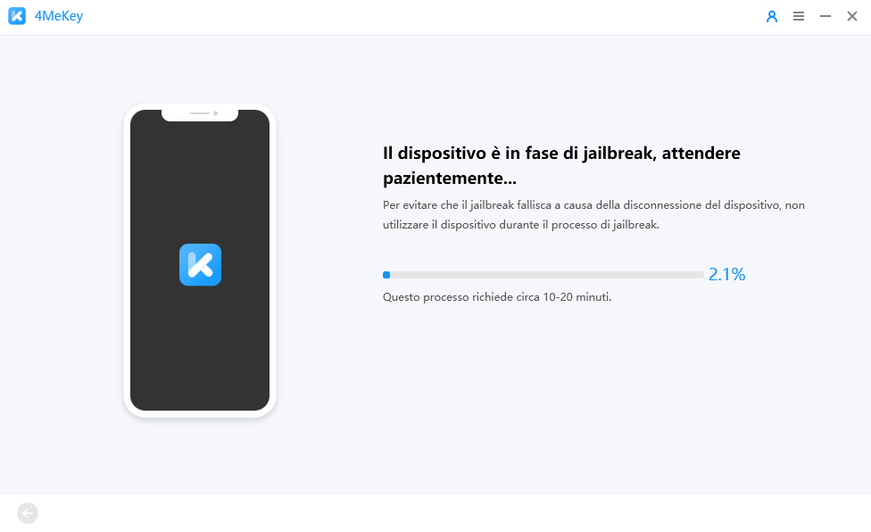 jailbreak strumento scaricato - 4MeKey