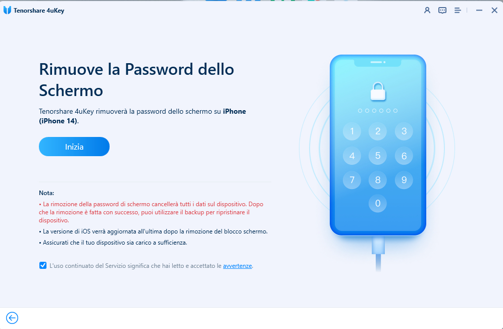 4ukey per sbloccare ipad senza codice