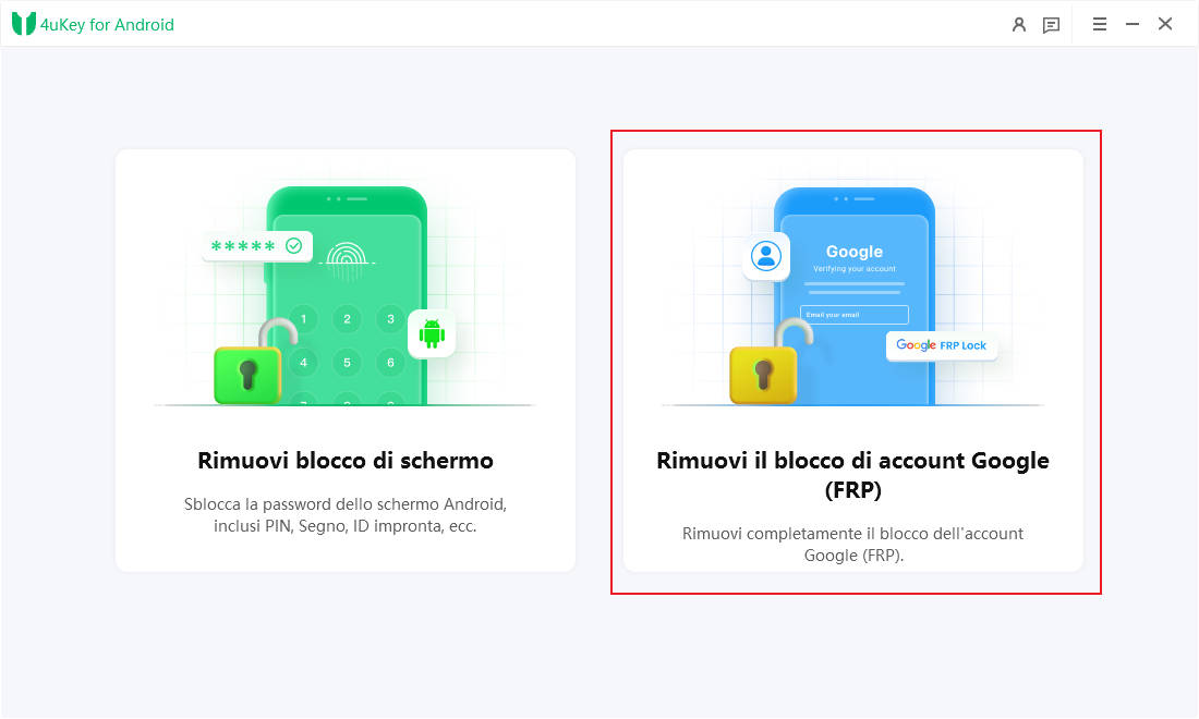 bypass il FRP sul telefono Xiaomi/Redmi con 4uKey for Android - 01