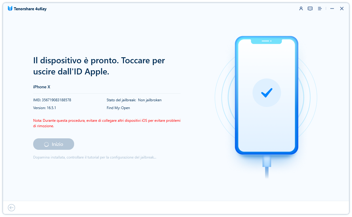 uscire dall'ID Apple senza perdere i dati