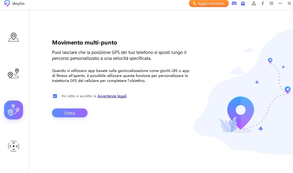 Risolvere segnale GPS non trovato Pokemon Go con Tenorshare iAnyGo - 03