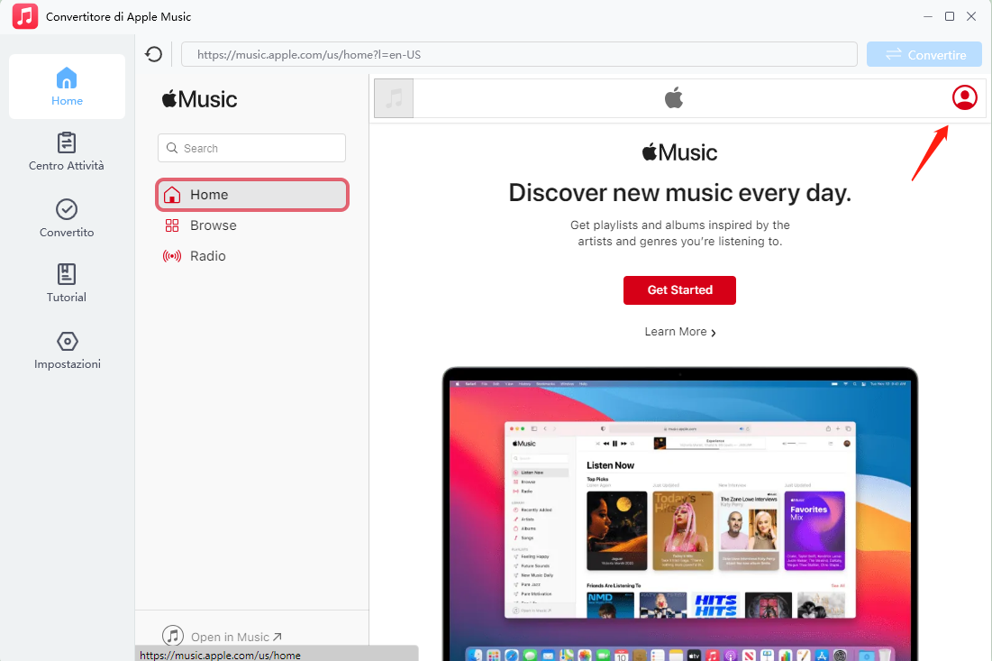 convertire apple music in mp3 passo2