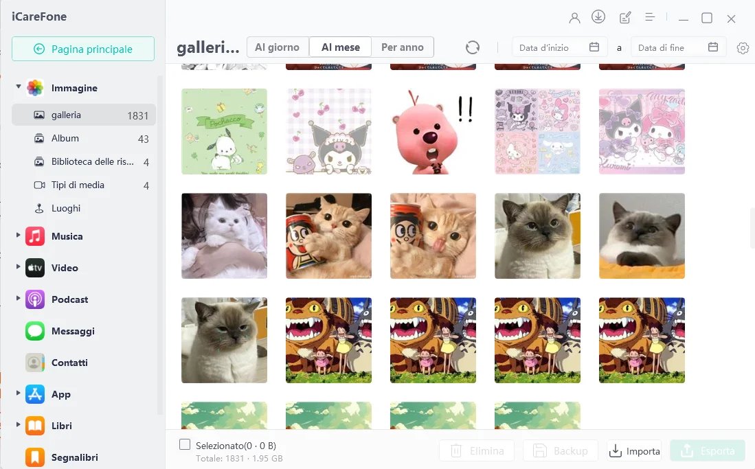 trasferire file da iPhone a PC senza cavo con Tenorshare iCareFone - 03