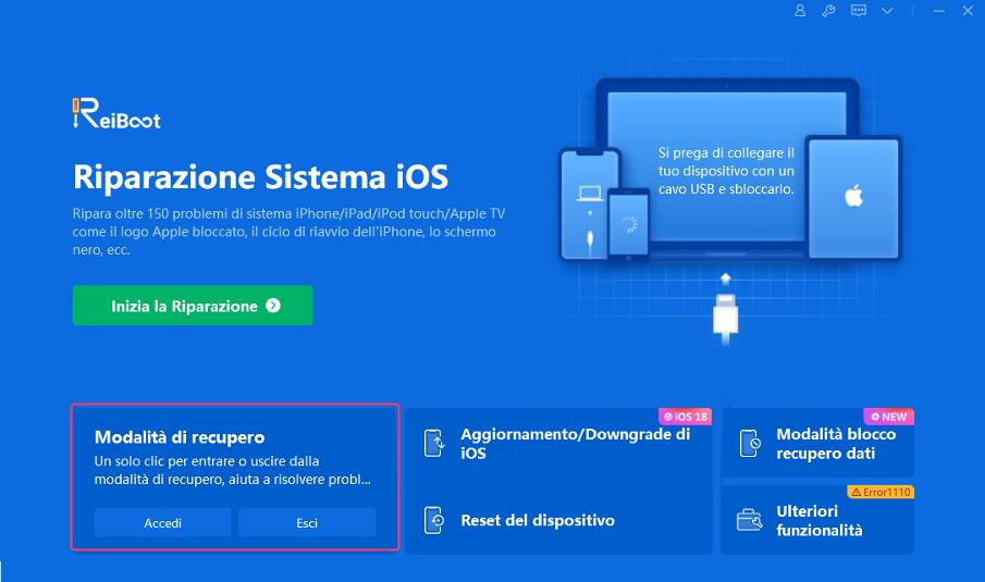 mettere iPhone 16 in Recovery Mode in automatico - 01