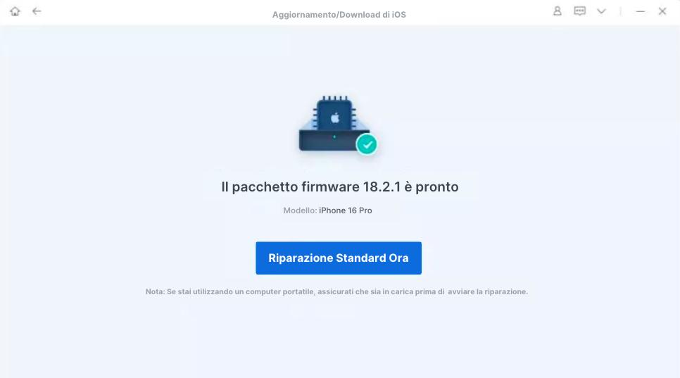 Risolvere i bug di iOS 18 con ReiBoot - 04