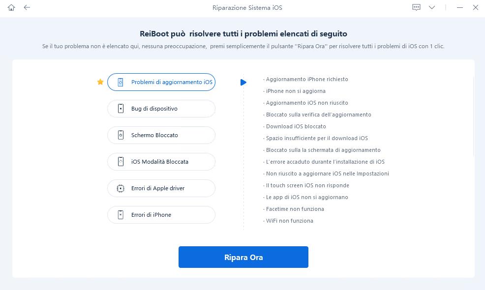 Risolvi i bug con Tenorshare ReiBoot - 02