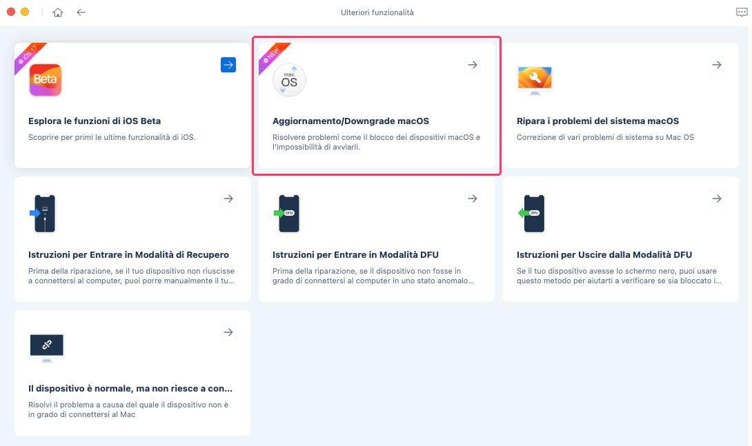 downgrade da macOS Sonoma a macOS Ventura-10