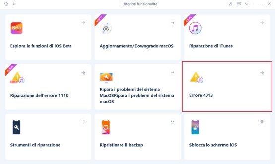Correggi l’errore 4013 su iPhone/iTunes con ReiBoot - 02