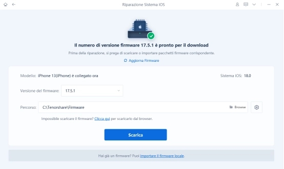 Correggi l’errore 4013 su iPhone/iTunes con ReiBoot - 03