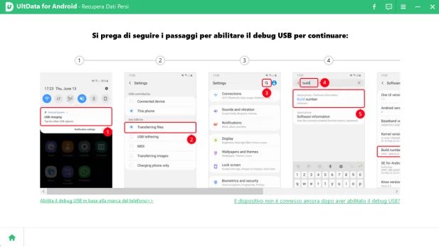 Come recuperare i messaggi WhatsApp senza backup con UltData per Android - 02