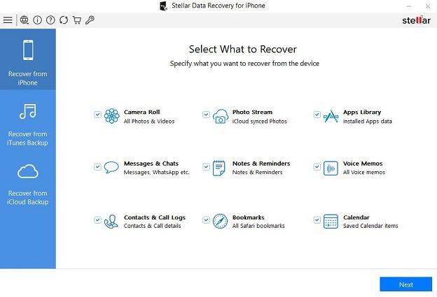 Stellar Data Recovery for iPhone-1