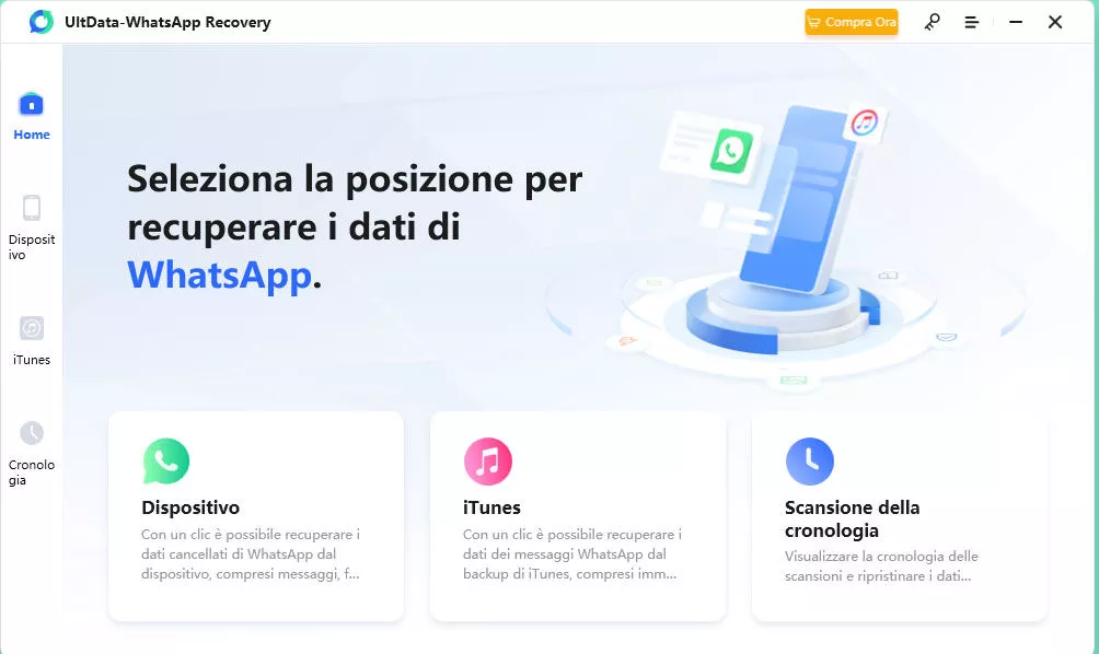 recuperare cronologia chiamate passo 1