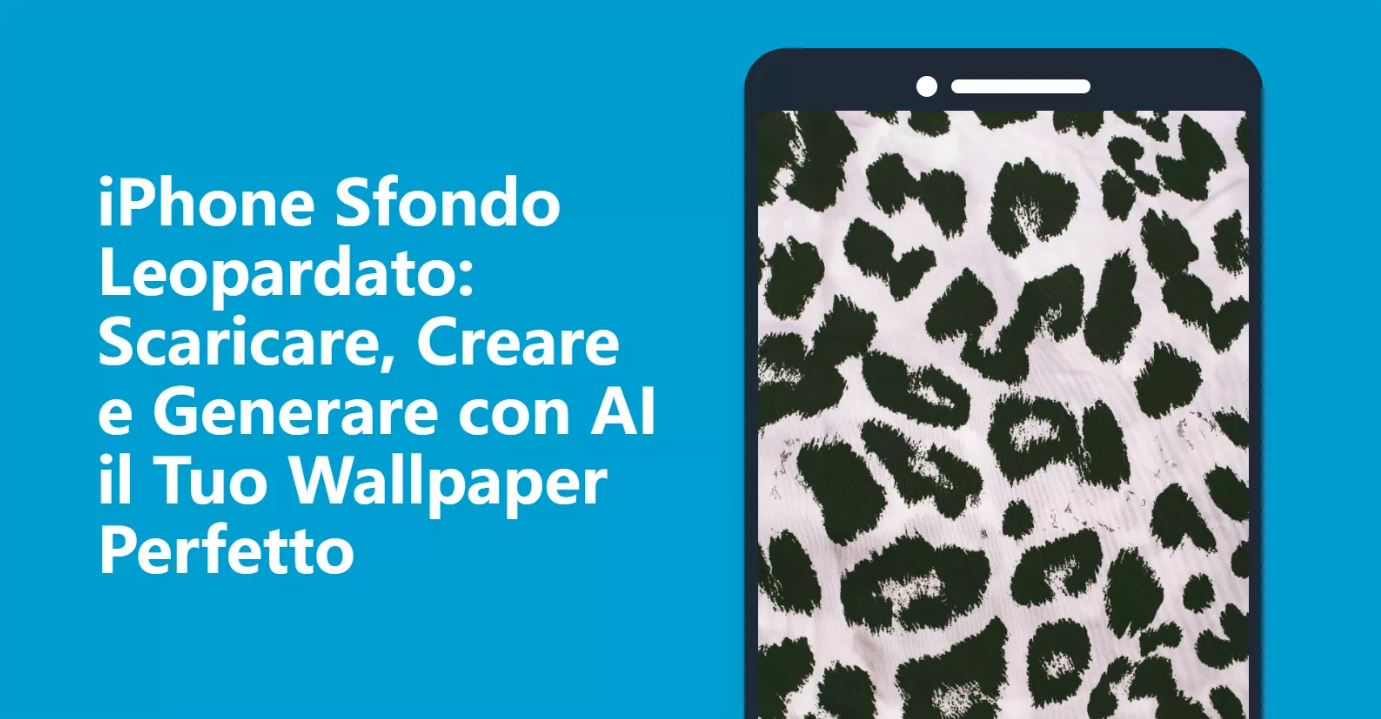 sfondo leopardato per iPhone