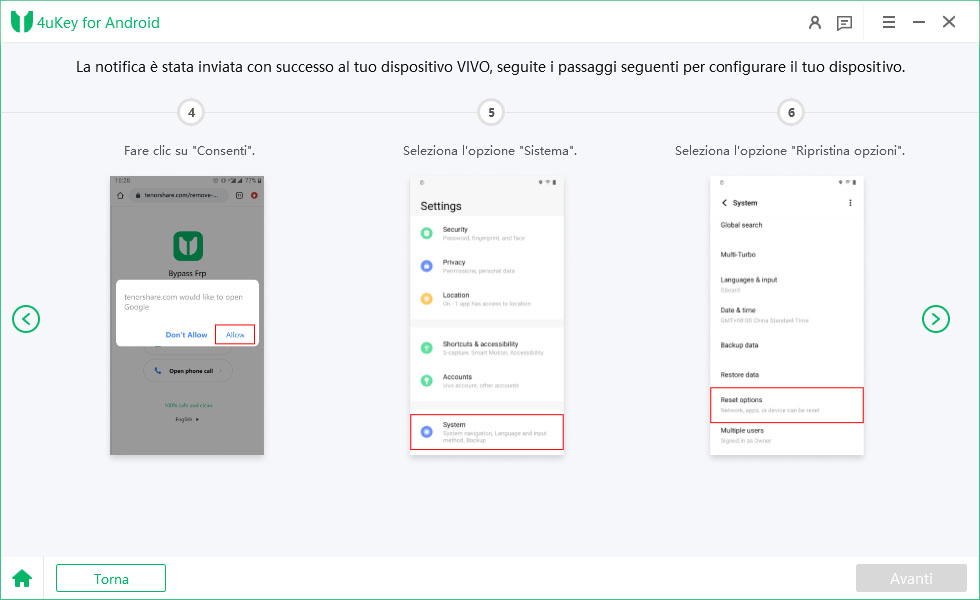 Vivo frp bypass passo 3
